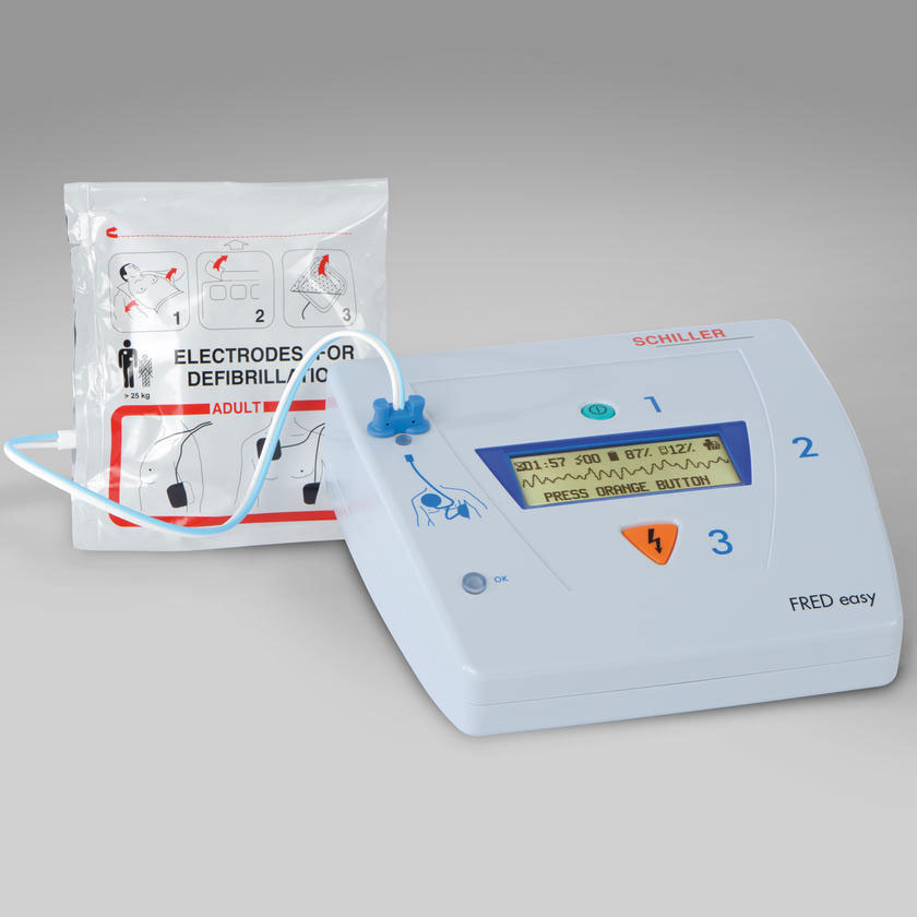 FRED Easy Defibrillator inkl. Zubehör und Tasche