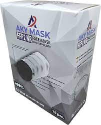 10 Stück FFP2 Maske Schwarz EU Zertifiziert einzeln verpackt